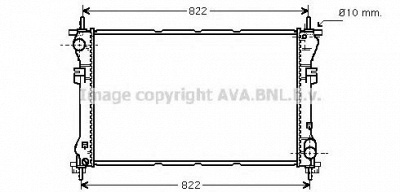AVA QUALITY COOLING fd2320 -  Радиатор, охлаждение двигателя